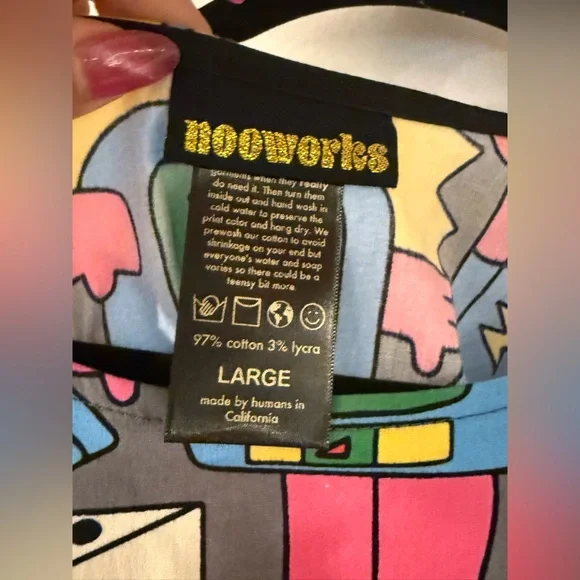 Nooworks Multicolor burger Barbie Dress - Picture 2 of 3